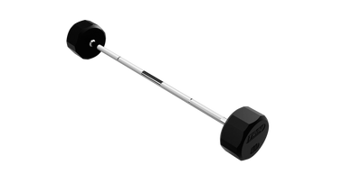 12 Sided Rubber Straight Barbell