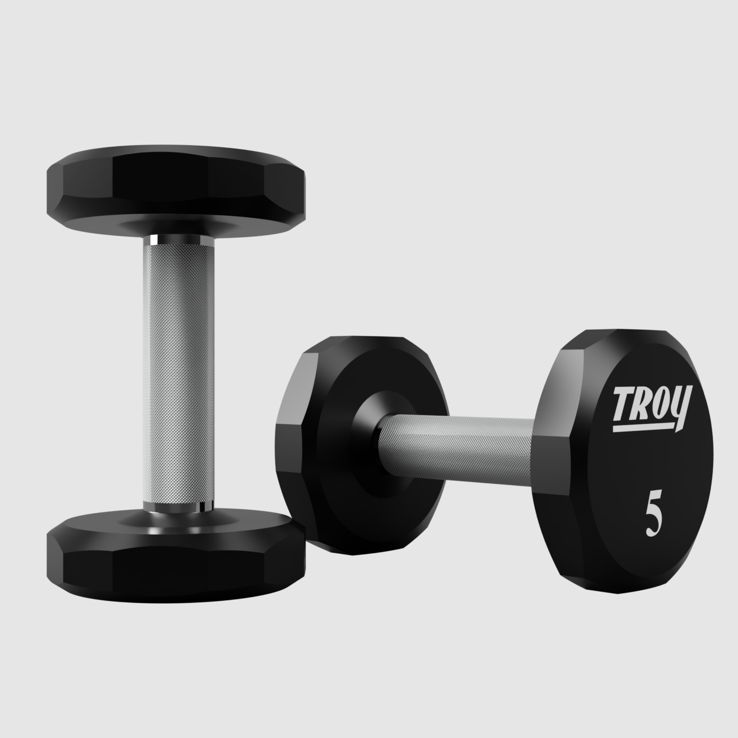 Troy TSD-U 12-Sided Urethane Dumbbell