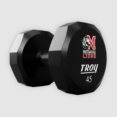12 Sided Urethane Dumbbell - Logo