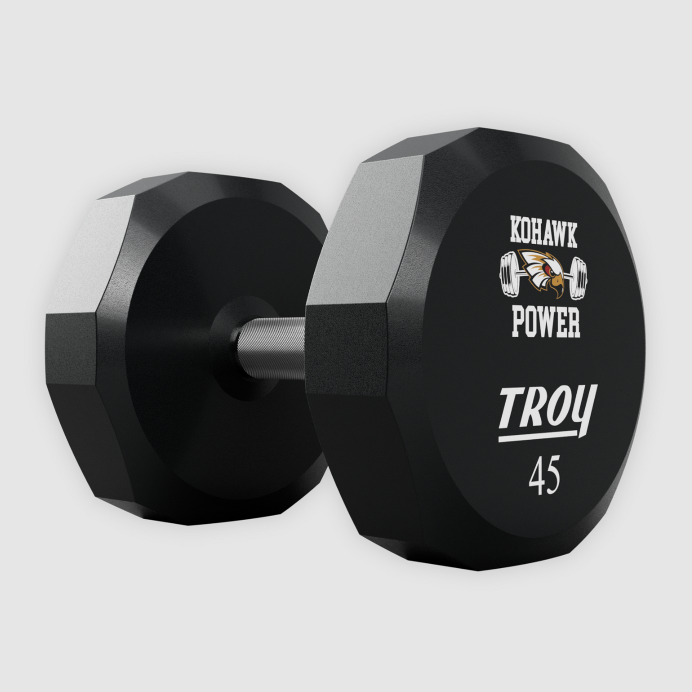 12 Sided Urethane Dumbbell - Logo