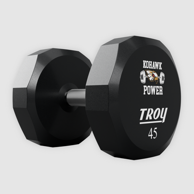 12 Sided Urethane Dumbbell - Logo