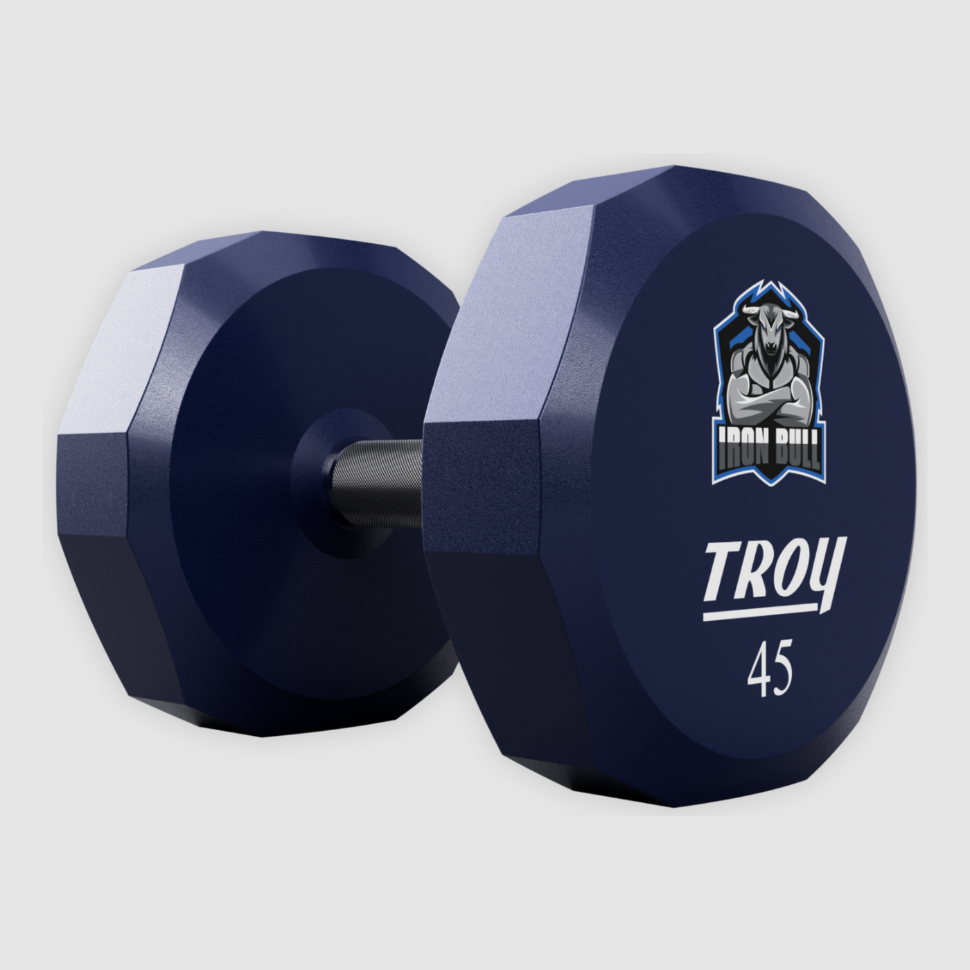 12 Sided Urethane Dumbbell - Logo