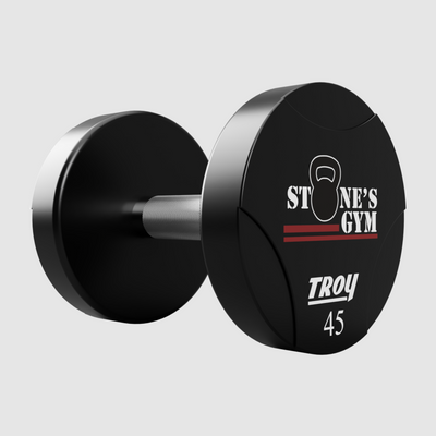 Troy Urethane Dumbbell (Custom Logo)