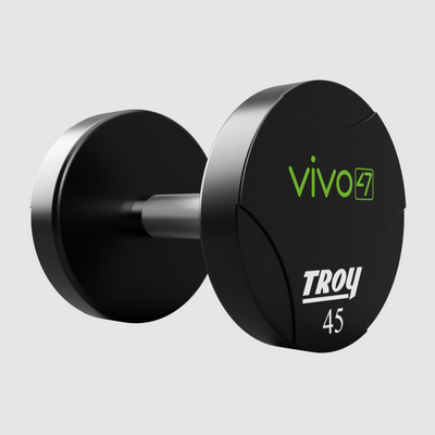 Troy Urethane Dumbbell (Custom Logo)