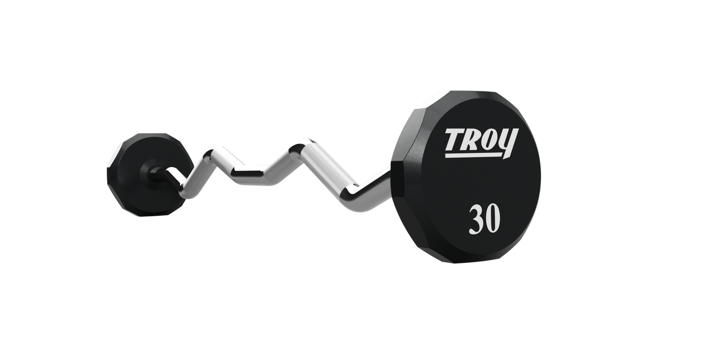 12 Sided Urethane EZ Barbell