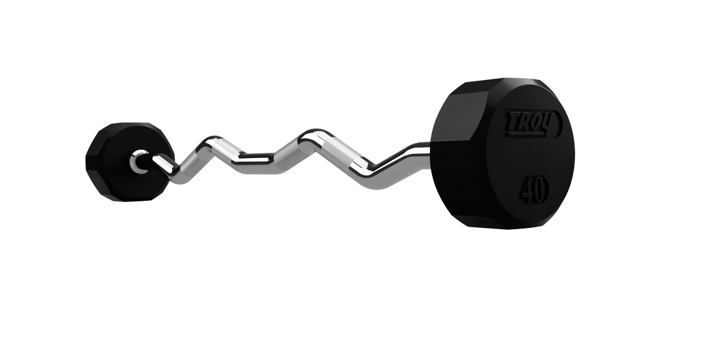 12 Sided Rubber EZ Barbell
