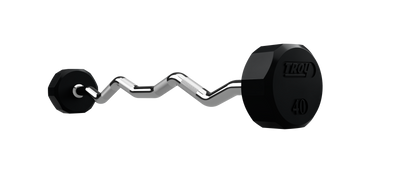 12 Sided Rubber EZ Barbell