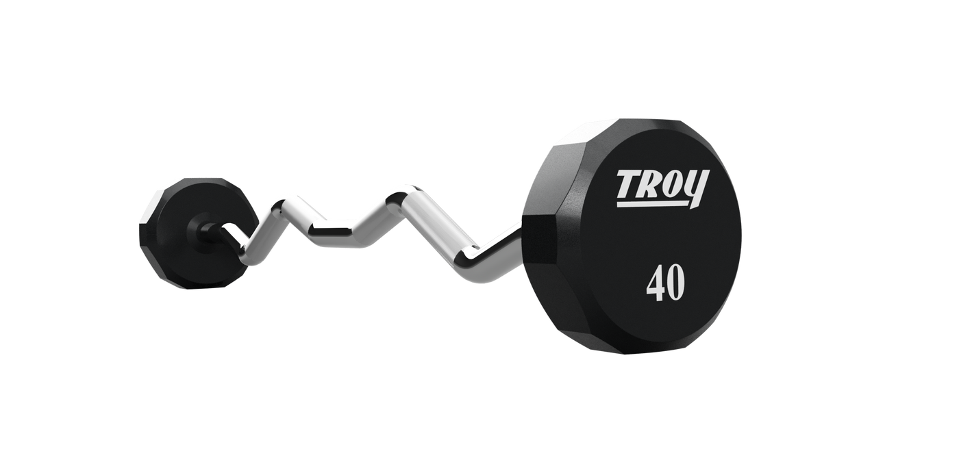 12 Sided Urethane EZ Barbell