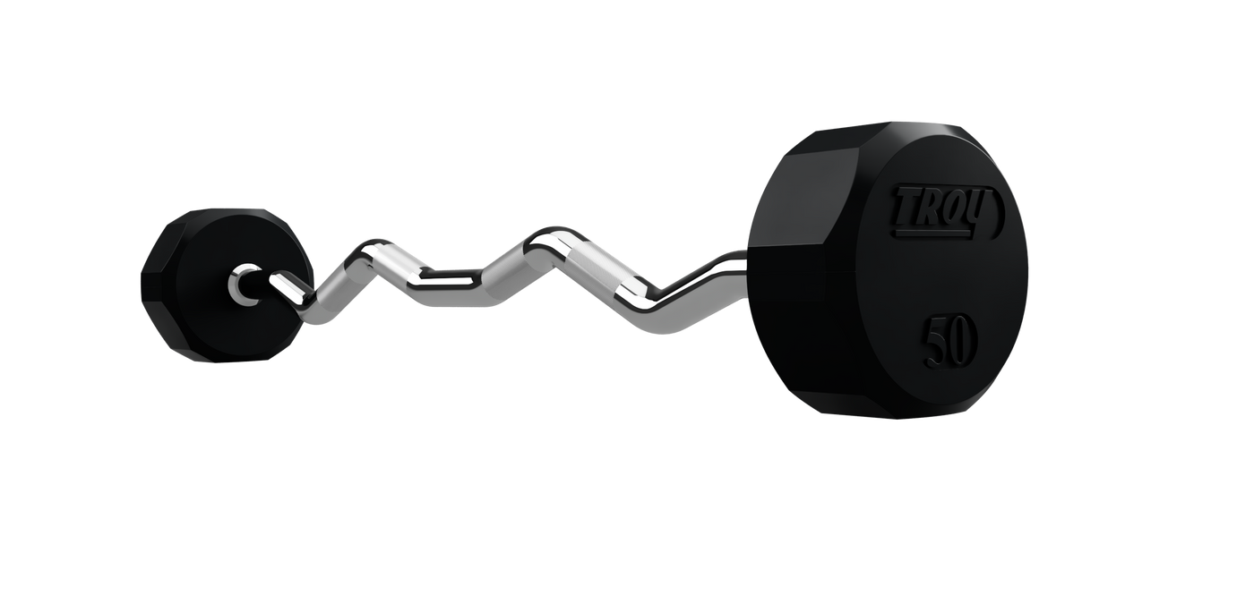 12 Sided Rubber EZ Barbell