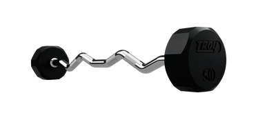 12 Sided Rubber EZ Barbell