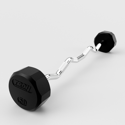 12 Sided Rubber EZ Barbell