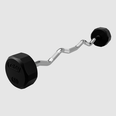 12 Sided Rubber EZ Barbell