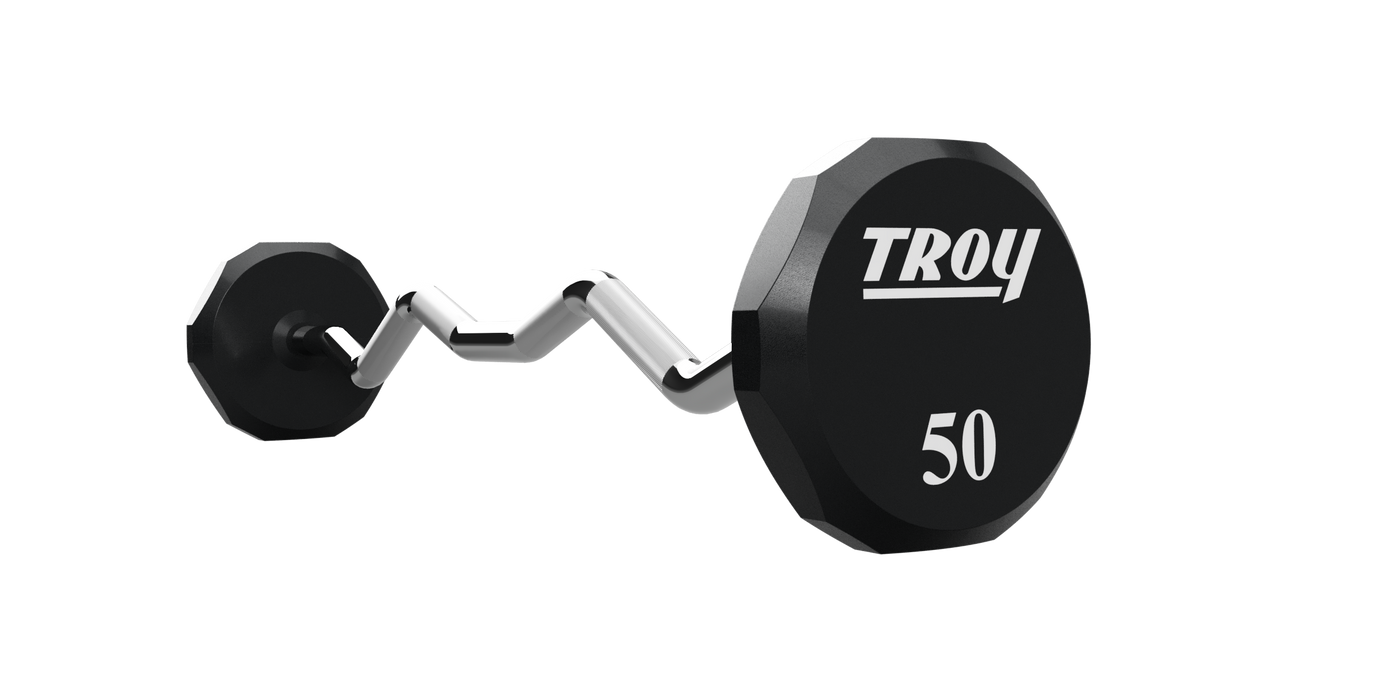 12 Sided Urethane EZ Barbell