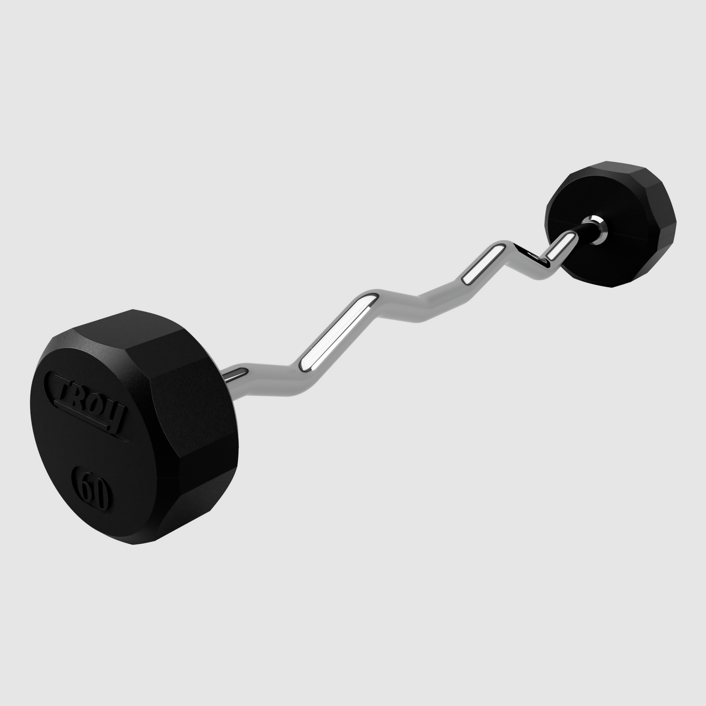 12 Sided Rubber EZ Barbell