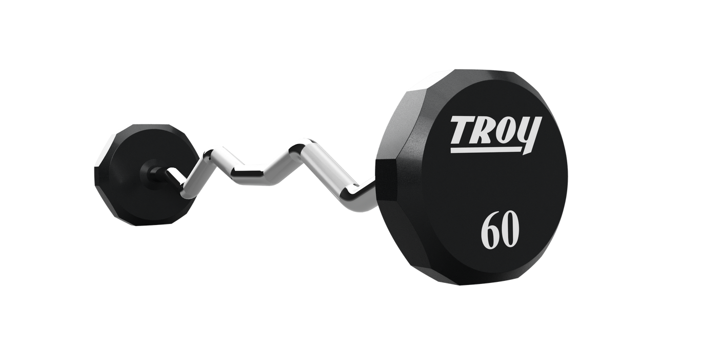 12 Sided Urethane EZ Barbell