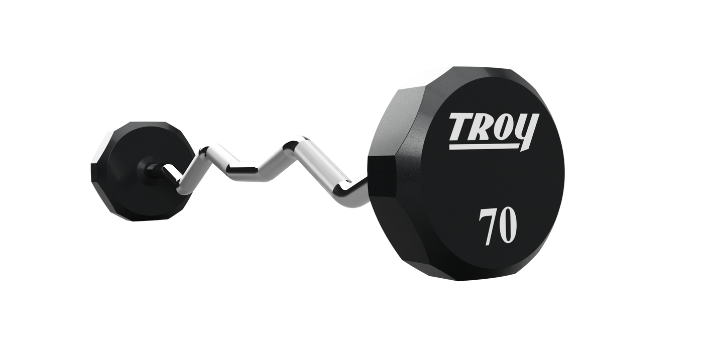 12 Sided Urethane EZ Barbell
