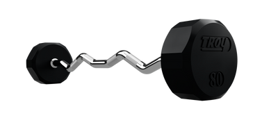 12 Sided Rubber EZ Barbell