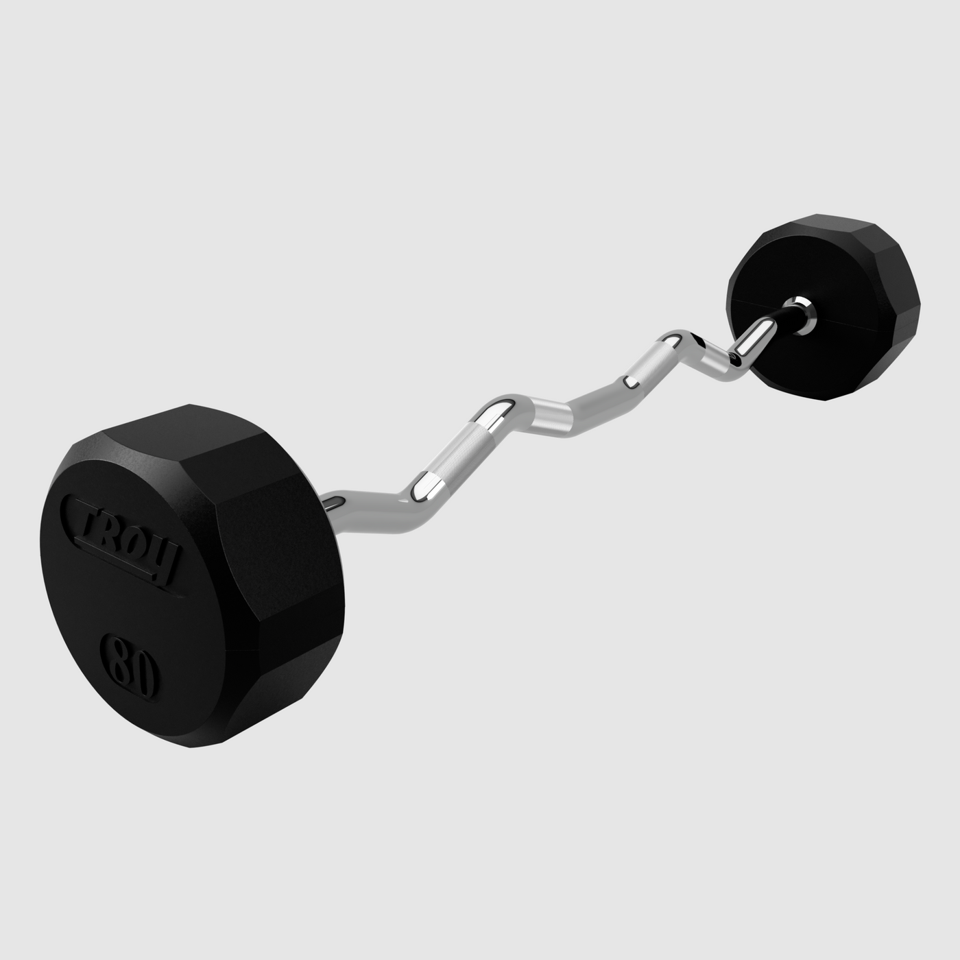 12 Sided Rubber EZ Barbell