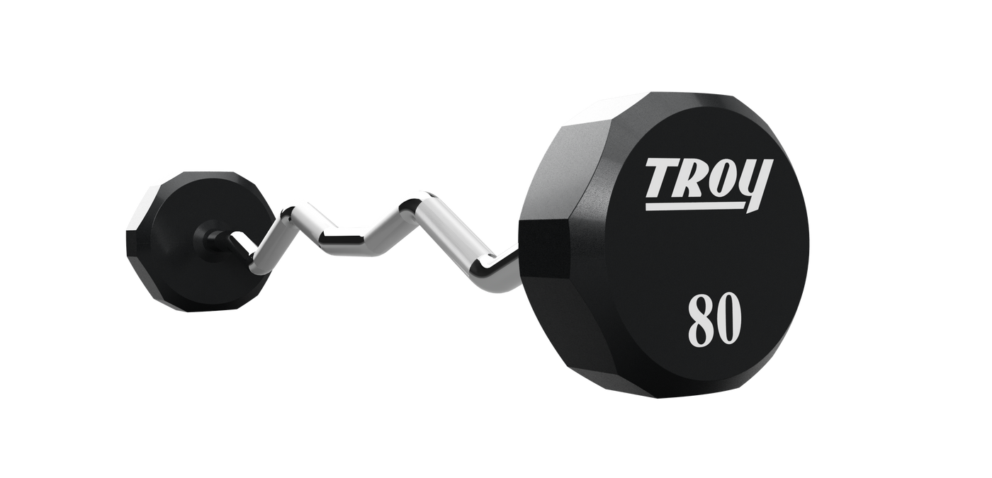 12 Sided Urethane EZ Barbell