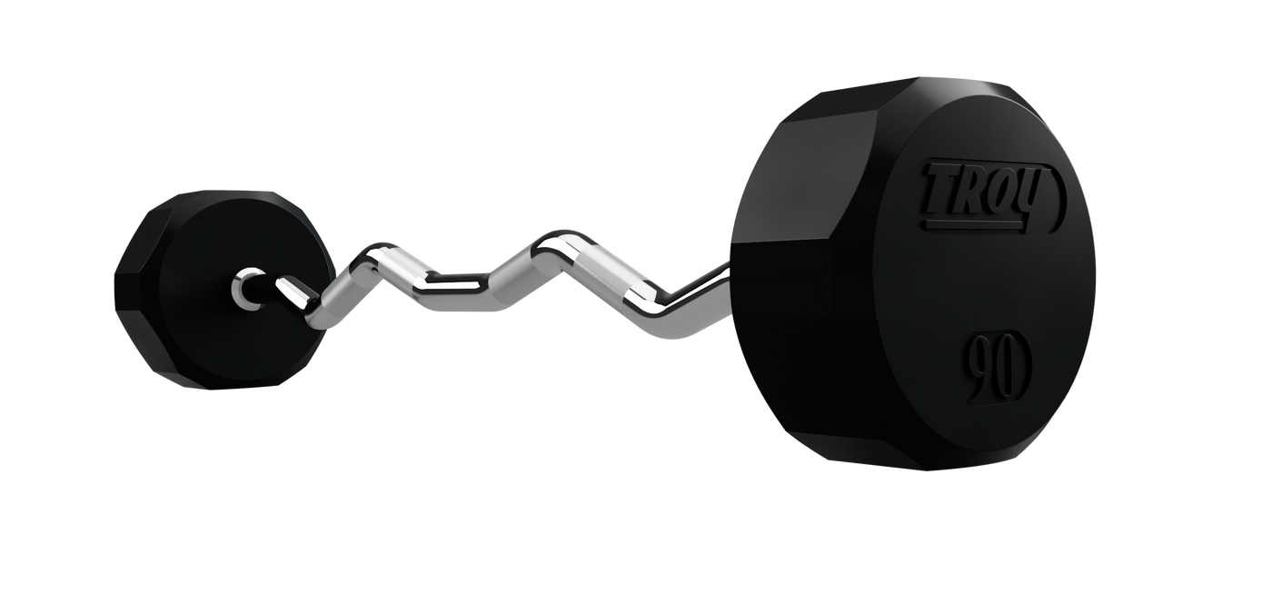 12 Sided Rubber EZ Barbell