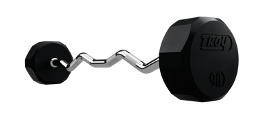 12 Sided Rubber EZ Barbell