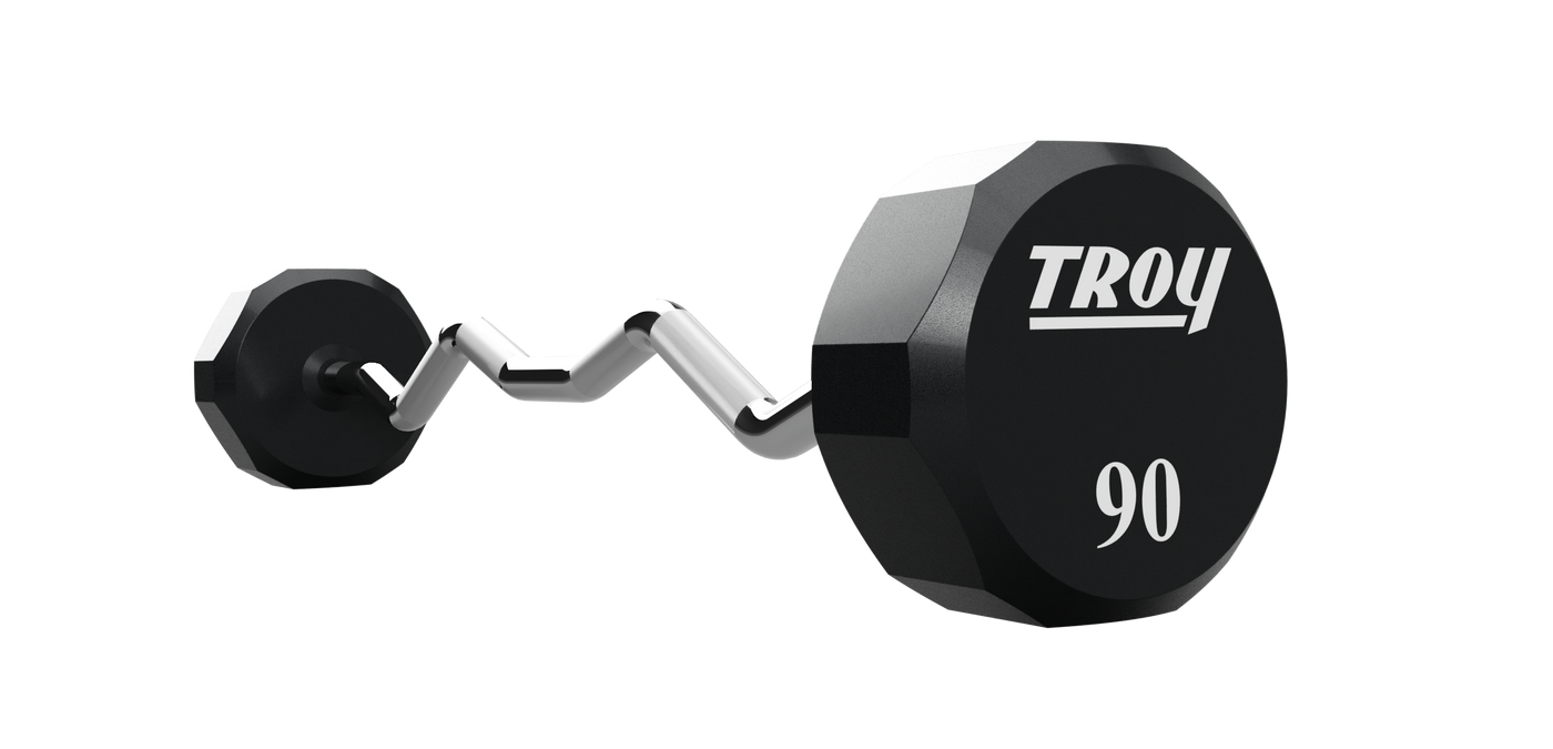 12 Sided Urethane EZ Barbell