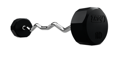 12 Sided Rubber EZ Barbell