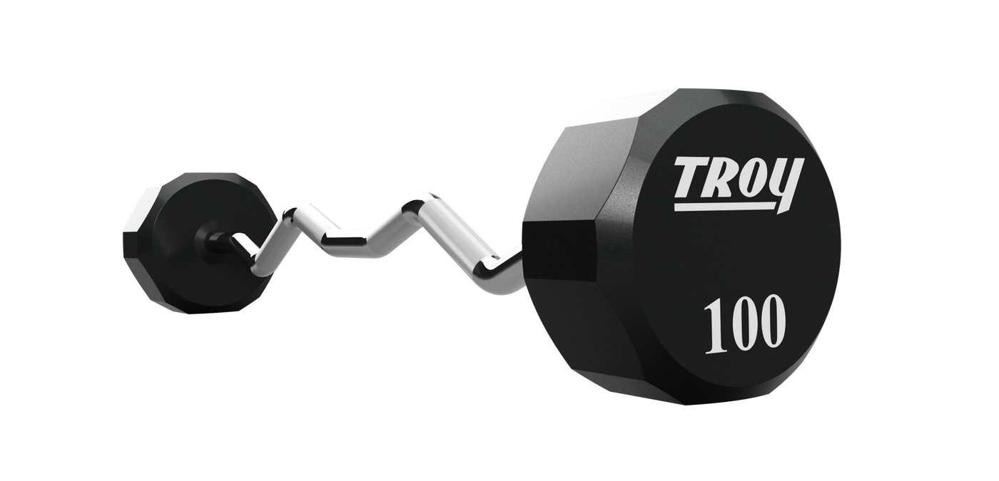 12 Sided Urethane EZ Barbell