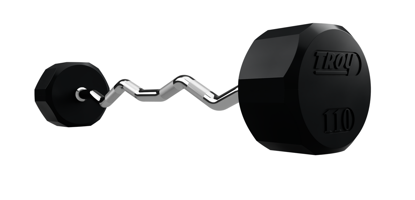 12 Sided Rubber EZ Barbell