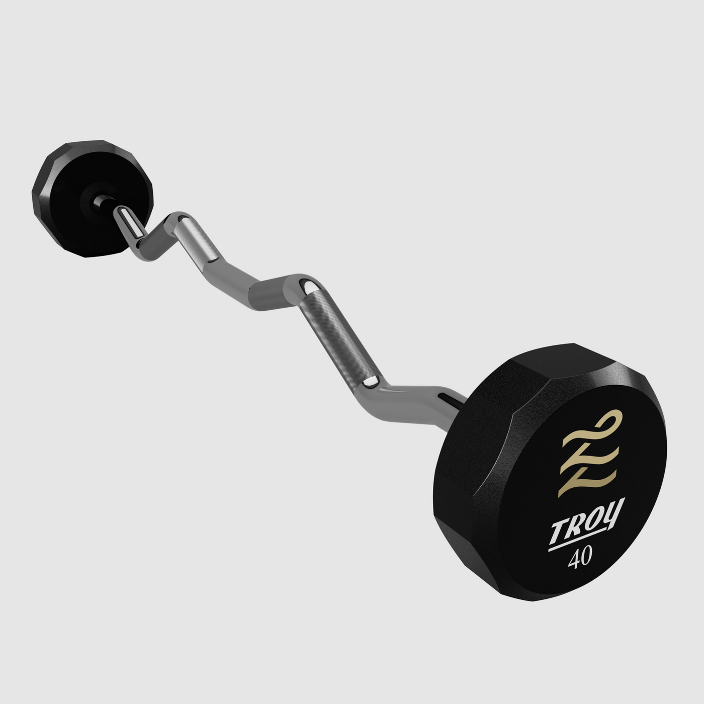 12 Sided Urethane EZ Barbell