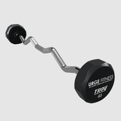 12 Sided Urethane EZ Barbell - Logo