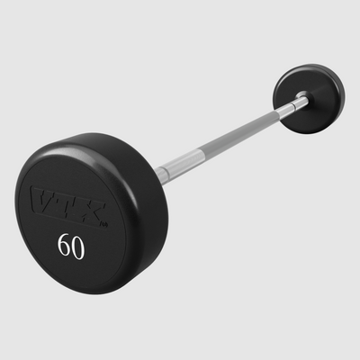 VTX ROUND URETHANE FIXED STRAIGHT BARBELL