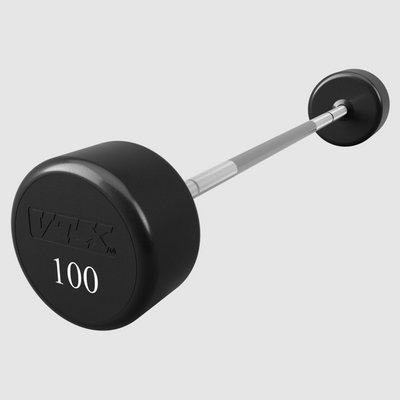 VTX ROUND URETHANE FIXED STRAIGHT BARBELL