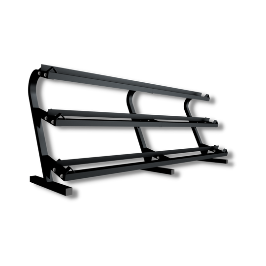 3 Tier Horizontal Dumbbell Rack Troy Barbell Fitness